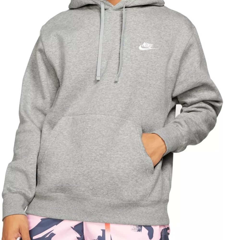 Nike Heather Gray Pullover Hoodie